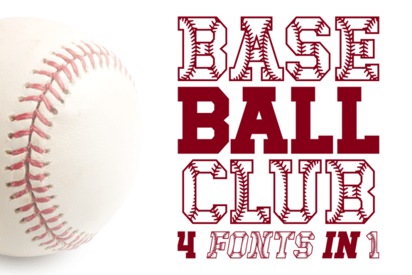 Baseball Club Font Family