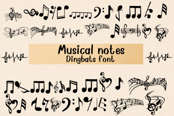 Discover the Melody of Typography with Musical Notes