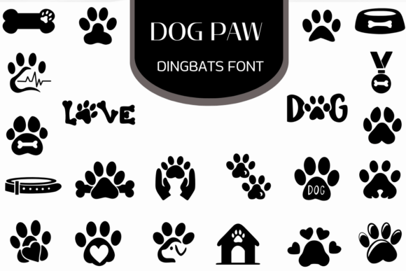 Dog Paw: A Playful Font for Creative Projects