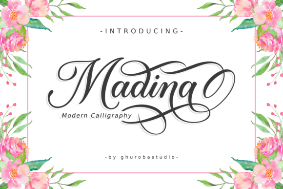 Madina: A Handwritten Font That Brings Elegance to Every Design