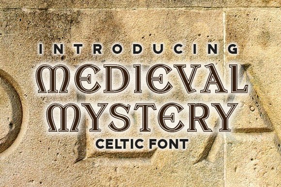 Medieval Mystery: A Bold Blackletter Font with Celtic Soul