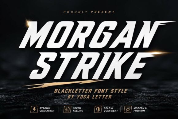 Morgan Strike: A Bold and Versatile Blackletter Font for Modern Design