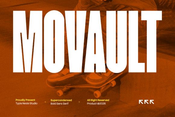 Movault: The Bold Super Condensed Sans for Modern Design