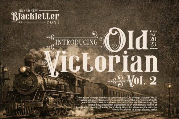 Old Victorian Vol 2: A Timeless Addition to Modern Typography