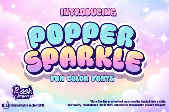 Popper Sparkle: A Font That Adds Magic to Your Designs