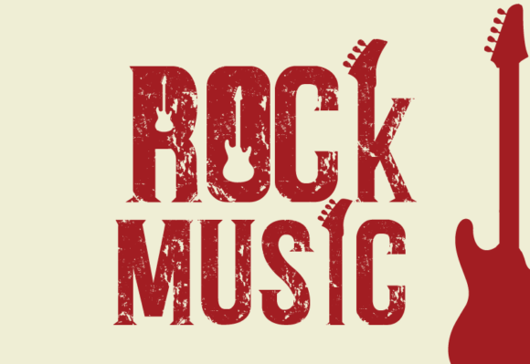 Rock Music and Unveiling Rock Music, a Decorative Font with Rhythmic Elegance