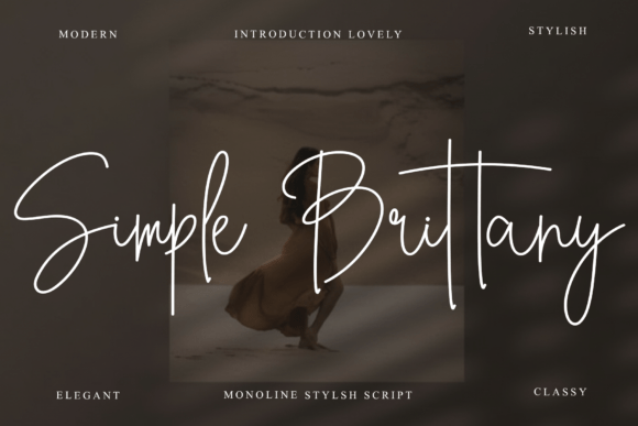Simple Brittany: A Warm and Playful Font for Modern Design
