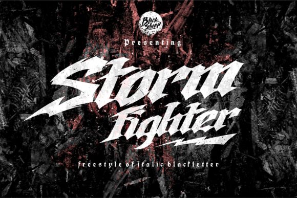 Storm Fighter: A Bold, Mysterious Font for Creative Expression