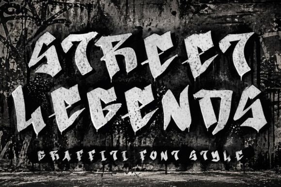 Street Legends: A Bold and Versatile Graffiti Font for Modern Design
