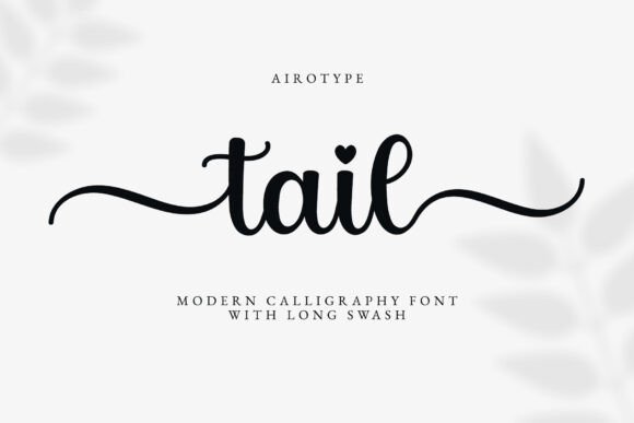 Tail: A Script Font for Elegance and Expression