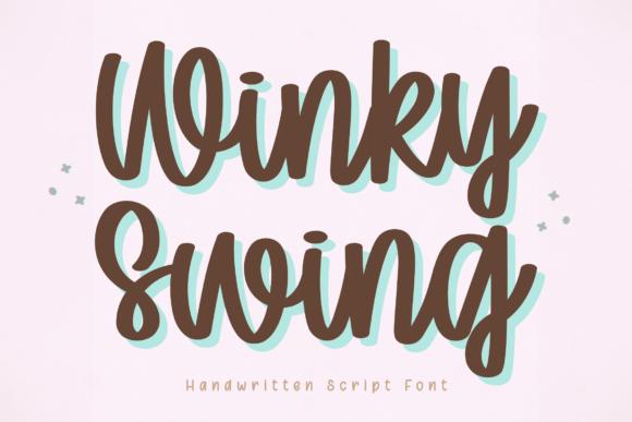 Winky Swing: A Playful Font for Creative Expression